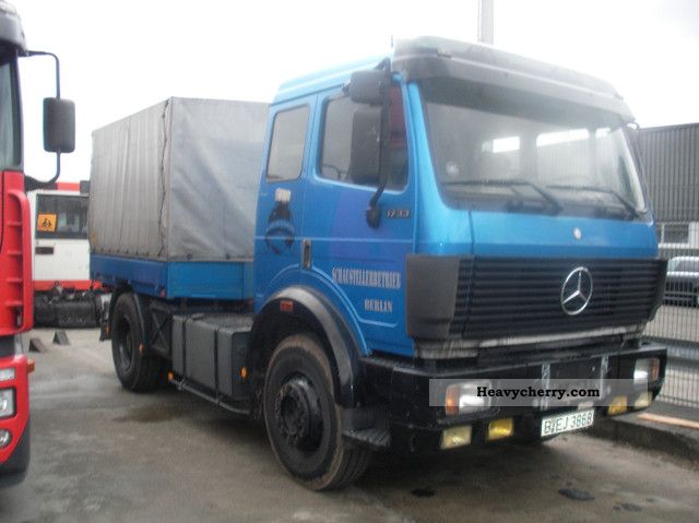 1990 Mercedes-Benz  1733 SHEET SHEET No 1735 Truck over 7.5t Stake body and tarpaulin photo
