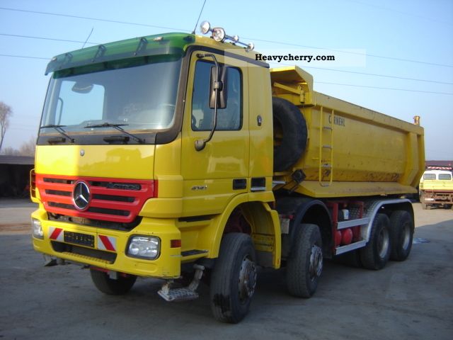 2004 Mercedes-Benz  MP2 4141 8X6 161000km ORIGINAL Truck over 7.5t Tipper photo