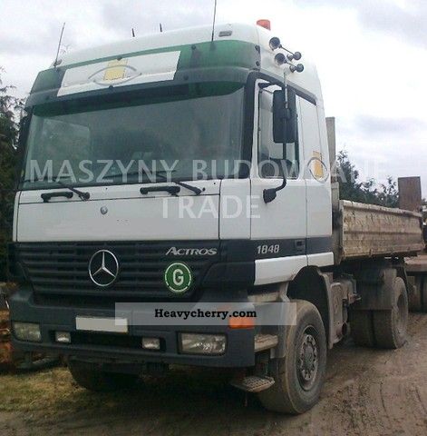 2002 Mercedes-Benz  Actros 1848 4X2 Truck over 7.5t Tipper photo