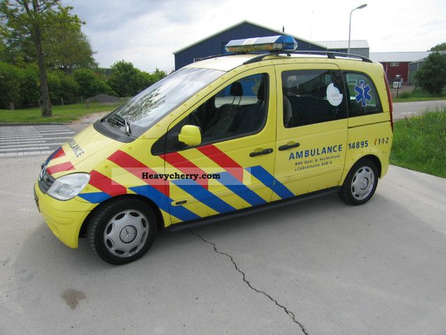 2002 Mercedes-Benz  Vaneo 9.1 Cdi Notartz Ambulance Van or truck up to 7.5t Ambulance photo