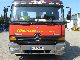1999 Mercedes-Benz  Atego 1223 with platform construction (6.3 m) and Crane Truck over 7.5t Stake body photo 1