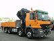 2004 Mercedes-Benz  3246 Actros heavy-duty crane Palfinger Truck over 7.5t Stake body photo 1