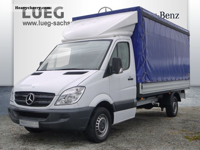 2009 Mercedes-Benz  Sprinter 313 CDI platform Plane towbar Van or truck up to 7.5t Stake body photo