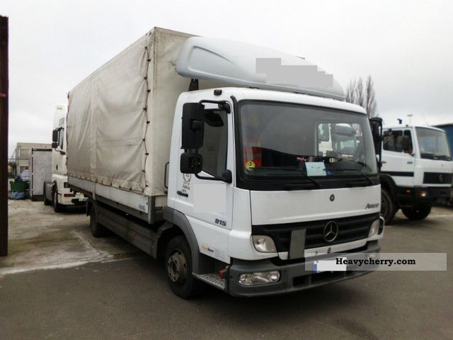 2005 Mercedes-Benz  815 Atego, Pr.Pl., LBW, 3Seats, leaf / air Van or truck up to 7.5t Stake body and tarpaulin photo