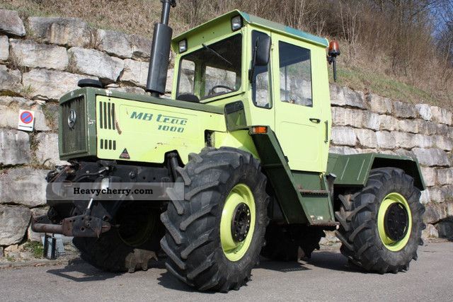1987 Mercedes-Benz  MB TRAC 1000 with turbocharger Agricultural vehicle Tractor photo