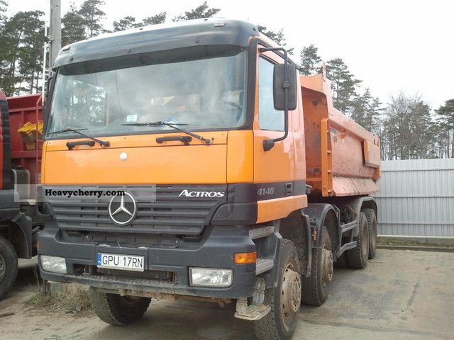 2001 Mercedes-Benz  Actros 4148 8x8, Meiller Kipper Truck over 7.5t Tipper photo
