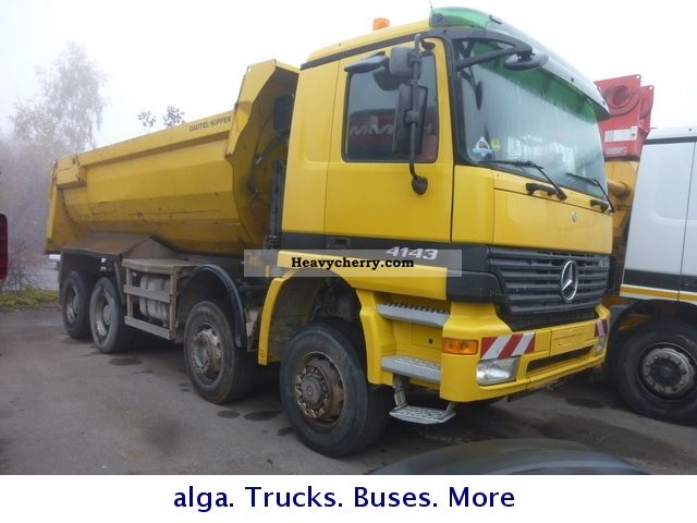2002 Mercedes-Benz  Actros 4143 K 8x6 18m ³ semi-hollow sound Truck over 7.5t Mining truck photo