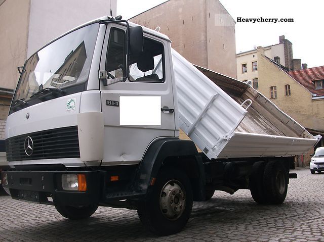 1996 Mercedes-Benz  814 + kipper Diff - lock Van or truck up to 7.5t Tipper photo