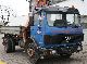 Mercedes-Benz  1617CK with charger 1989 Three-sided Tipper photo