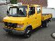 2001 Mercedes-Benz  Vario 612 D-DoKa Flatbed 7-seats Van or truck up to 7.5t Stake body photo 1