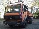 1994 Mercedes-Benz  1417 three-way tipper with loading crane hiab 071 Truck over 7.5t Truck-mounted crane photo 6