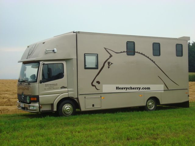 1999 Mercedes-Benz  Atego Van or truck up to 7.5t Cattle truck photo