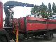 1989 Mercedes-Benz  1117 Flatbed with Hiab crane Truck over 7.5t Stake body photo 1