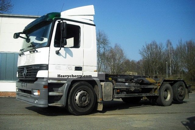 1999 Mercedes-Benz  Actros 2640 6x2 hook lift USE IMMEDIATELY PREPARE Truck over 7.5t Roll-off tipper photo