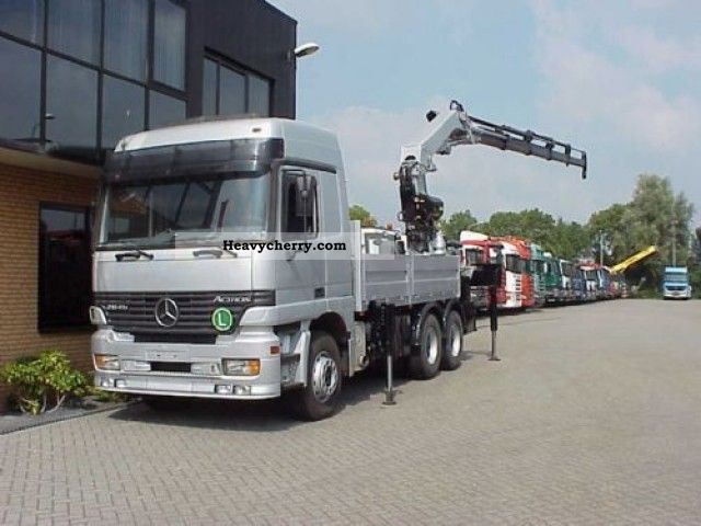 1999 Mercedes-Benz  2648 6X4 + CRANE PK 32000 D Truck over 7.5t Stake body photo