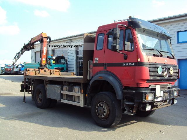 1999 Mercedes-Benz  2024 AK 4x4 with rear crane Truck over 7.5t Stake body photo