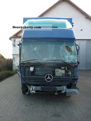 2002 Mercedes-Benz  ATEGO 815 Truck over 7.5t Stake body and tarpaulin photo
