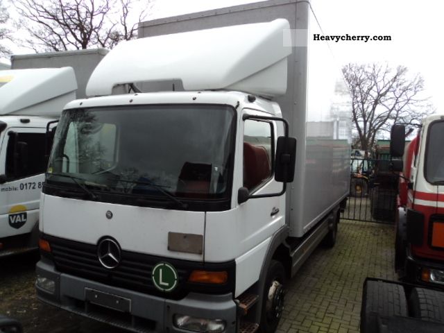 2004 Mercedes-Benz  TOP! 1218 - 7m with suitcases, big LBW Truck over 7.5t Box photo
