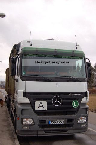 2005 Mercedes-Benz  Actros 2546L Palfinger 20.65 Old Tacho 4 (Green) Truck over 7.5t Roll-off tipper photo