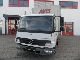 2005 Mercedes-Benz  818 Flatbed / tarpaulin + long house Truck over 7.5t Stake body and tarpaulin photo 2