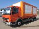 2007 Mercedes-Benz  Atego 813/816 flatbed NL 3.3 to 5.2 m. 3-seat Van or truck up to 7.5t Stake body and tarpaulin photo 1