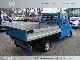 1999 Mercedes-Benz  Sprinter 212 D Doka flatbed trailer coupling Van or truck up to 7.5t Stake body photo 1