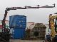 1999 Mercedes-Benz  817 with crane Van or truck up to 7.5t Stake body photo 10