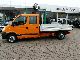 2007 Opel  L3 Movano crew cab flatbed heater Van or truck up to 7.5t Stake body photo 2