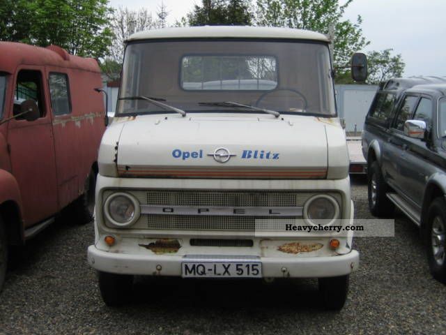 1968 Opel  375-6 flash platform Van or truck up to 7.5t Stake body photo
