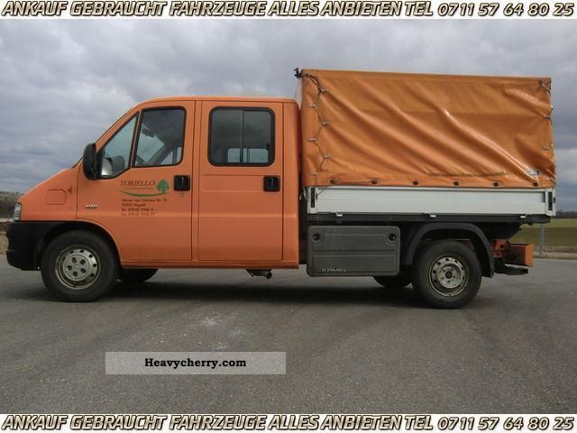 2005 Peugeot  Boxer 2,8 HDI.1 HD. Van or truck up to 7.5t Stake body and tarpaulin photo