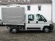 2011 Peugeot  Boxer Flatbed / tarpaulin HDi 333 L2 DoKa climate Van or truck up to 7.5t Stake body photo 2