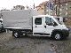 2011 Peugeot  Boxer Flatbed / tarpaulin DoKa 335 L3 climate Van or truck up to 7.5t Stake body and tarpaulin photo 3