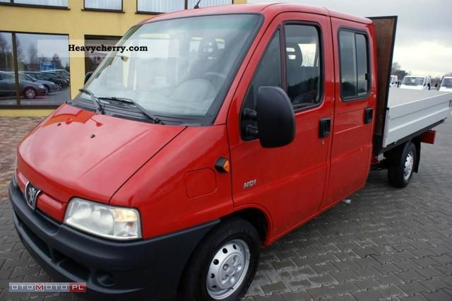 2002 Peugeot  Boxer 2.8 HDI DOKA 7 OSOBOWA 3.0M PAKA Van or truck up to 7.5t Box photo