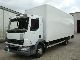 DAF  LF 45.220 * Air * Air Suspension * accident * 2011 Stake body and tarpaulin photo