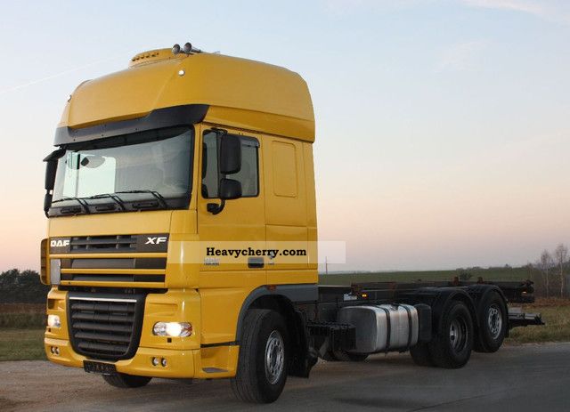 2008 DAF  FAR XF 105.460 BDF + LBW / E5 / 6x2 / auxiliary air Truck over 7.5t Swap chassis photo
