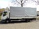2001 DAF  LF 45 150 flatbed tarp with LBW Van or truck up to 7.5t Stake body and tarpaulin photo 1