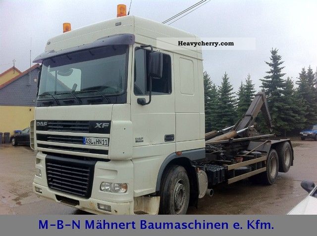 2003 DAF  95XF 430 Truck over 7.5t Roll-off tipper photo