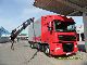 2007 DAF  105.460T 6x2 PALFINGR-PK16502 4xHYDR: Truck over 7.5t Stake body and tarpaulin photo 9
