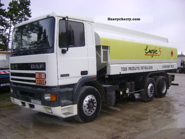 1992 DAF  95/400 ATI 6X2 CITERNE 20000LITRES Truck over 7.5t Tank truck photo