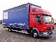 2008 DAF  LF 45.220 G 12, 4 euros Truck over 7.5t Stake body and tarpaulin photo 1