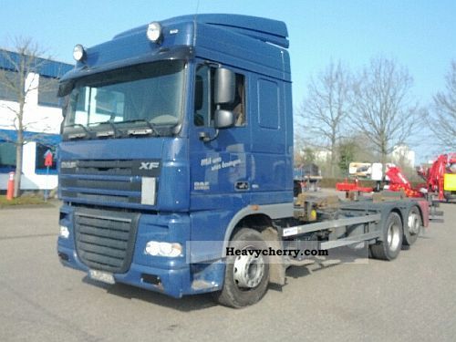 2008 DAF  XF105.410 BDF, € 5, switches, air, retarder Truck over 7.5t Swap chassis photo