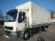 DAF  LF 55.250 Pr.-Pl., 15 To, € 5, Load length 7.3 m 2008 Stake body and tarpaulin photo