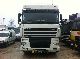 2006 DAF  XF 95 430 + COVER PLATFORM TRAILER BJ 05 RETARDER Truck over 7.5t Stake body and tarpaulin photo 1