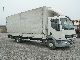DAF  45 250 flatbed with liftgate EUR 4 2007 Stake body and tarpaulin photo