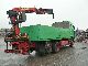 1998 DAF  XF 380 6X2 flatbed with crane PK 13000 13m Truck over 7.5t Truck-mounted crane photo 6