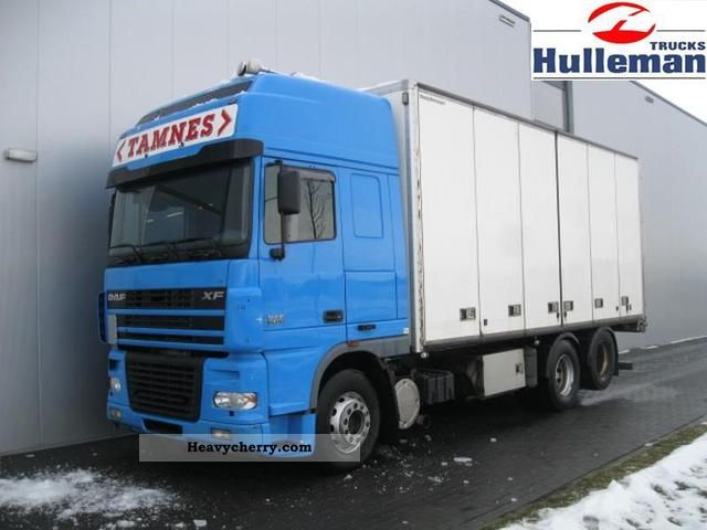 2006 DAF  XF95.530 6X2 MANUEL SSC RETARDER EURO 3 Truck over 7.5t Stake body and tarpaulin photo