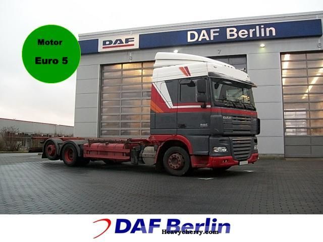2008 DAF  FAR XF105.460 Space Cab LowDeck, stroking Truck over 7.5t Swap chassis photo
