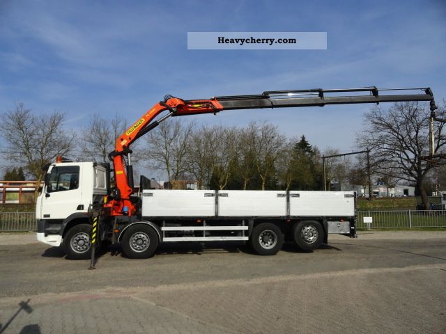 2002 DAF  CF 85 8x2 - Palfinger 20 ton cranes Truck over 7.5t Truck-mounted crane photo