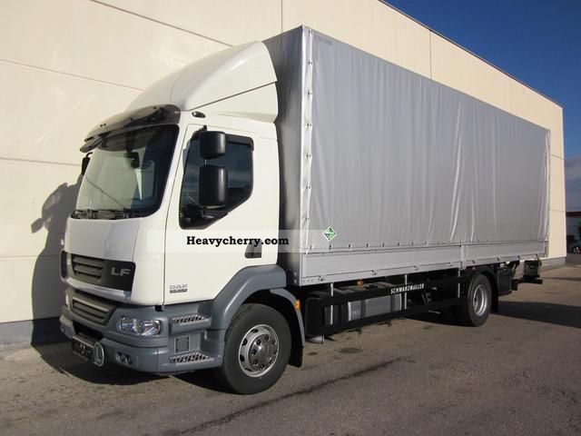 2011 DAF  LF55 FA 250 Truck over 7.5t Stake body and tarpaulin photo