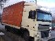 2001 DAF  XF 95 430, Retarder, EURO 3, spring + air Truck over 7.5t Stake body and tarpaulin photo 2